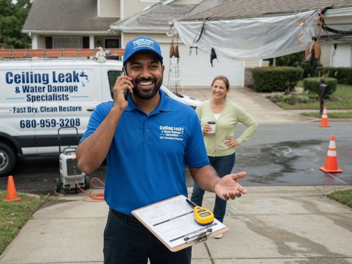 Ceiling Leak Cleanup New Harmony, UT FAQs
